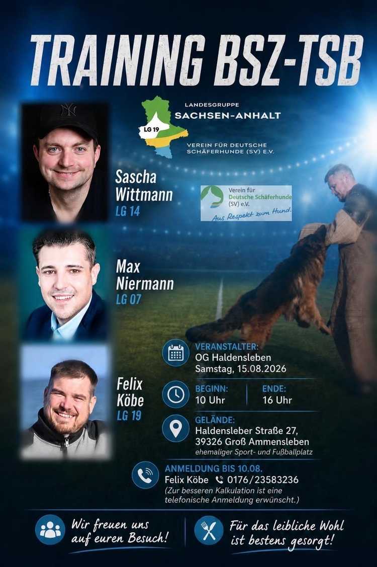 Flyer zum Termin