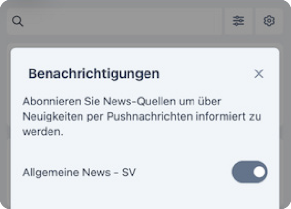 Push-Nachrichten SV-APP